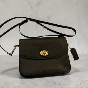 Coach Black Crossbody Bag with Gold Hardware